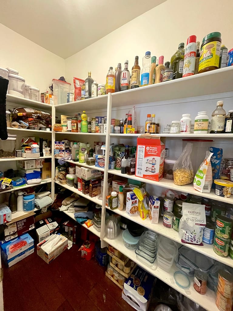 Cluttered Pantry
