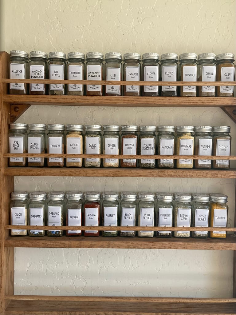 Organized spices