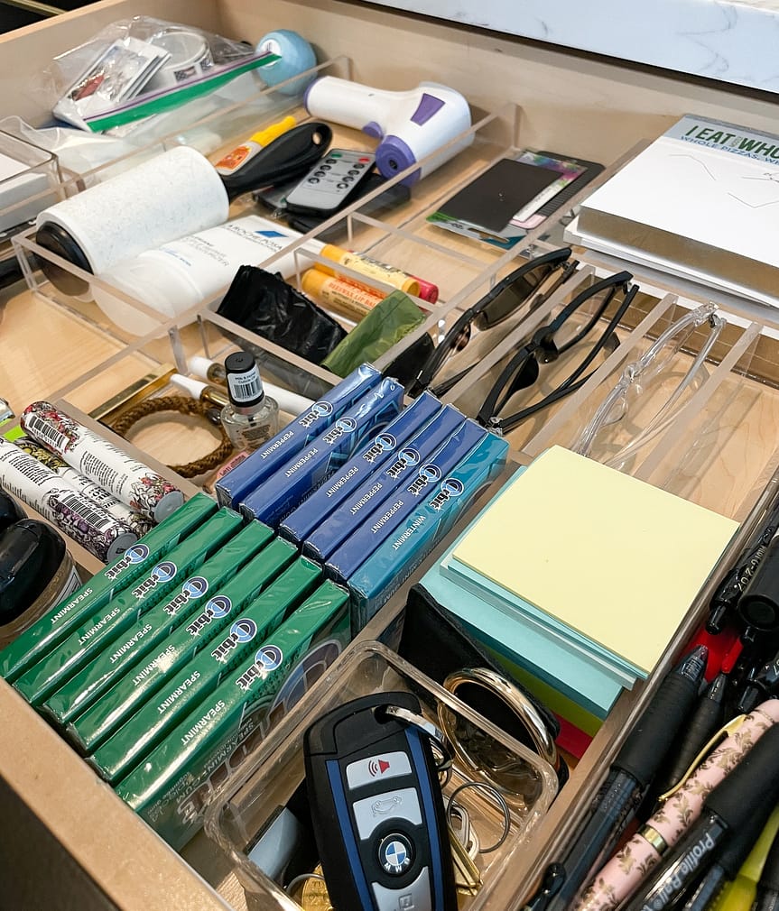 acrylic custom drawer organizer